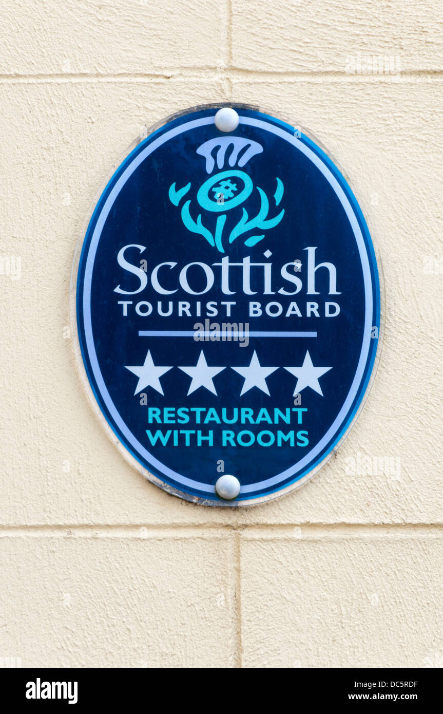 Scottish Tourist Board four star Restaurant With Rooms, The Creel in St Margaret's Hope, South Ronaldsay, Orkney. Stock Photo