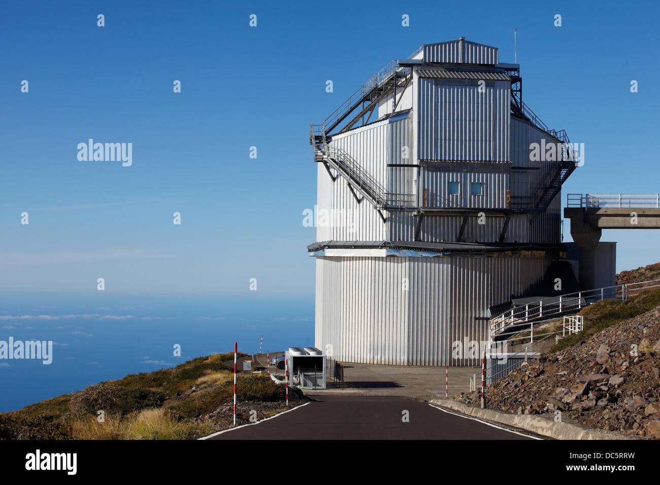 øverste hak Suri uærlig The Telescopio Nazionale Galileo TNG, Roque de los Muchachos Observatory,  La Palma, Canary Islands, Spain The Telescopio Stock Photo - Alamy