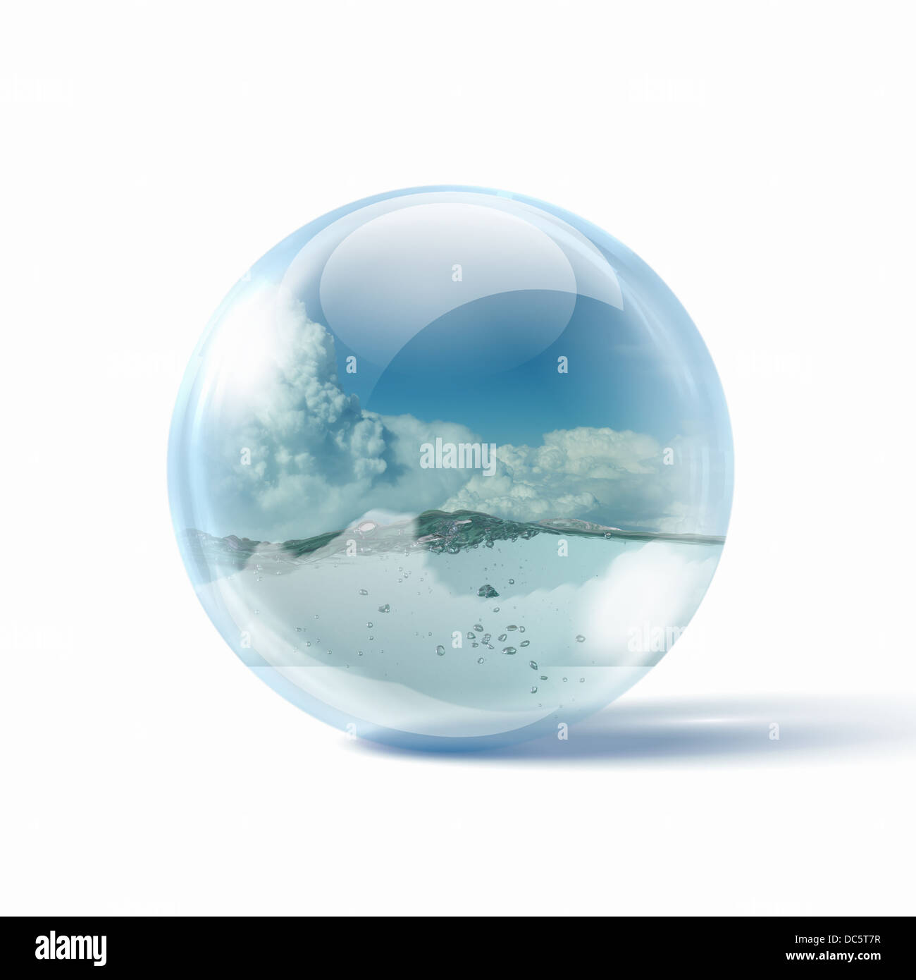 blue ocean wave Stock Photo - Alamy