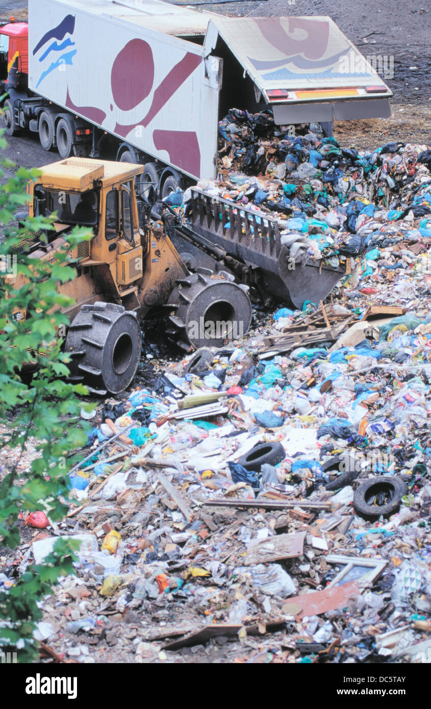 Garbage dump. Guipuzcoa. Spain Stock Photo Alamy