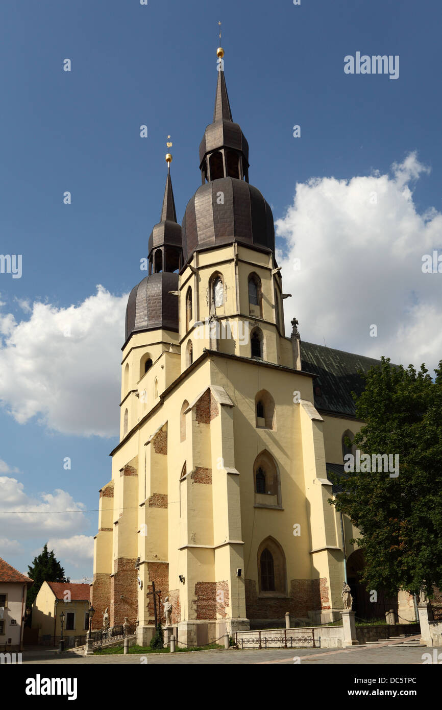 The gothic basilica of St. Nicolaus, Trnava, Slovakia Stock Photo Alamy