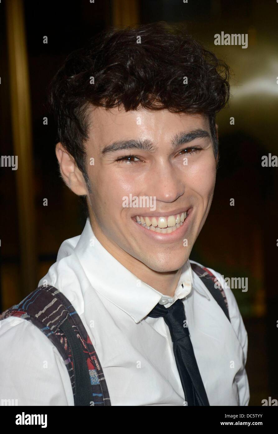 New York, NY. 9th Aug, 2013. Max Schneider out and about for Celebs at
