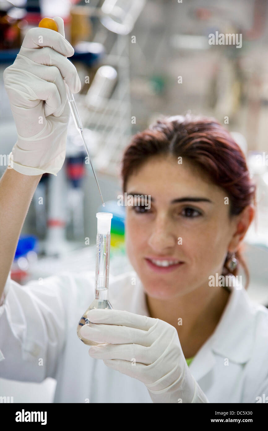 Research and Development laboratory. Functional biomolecules in food