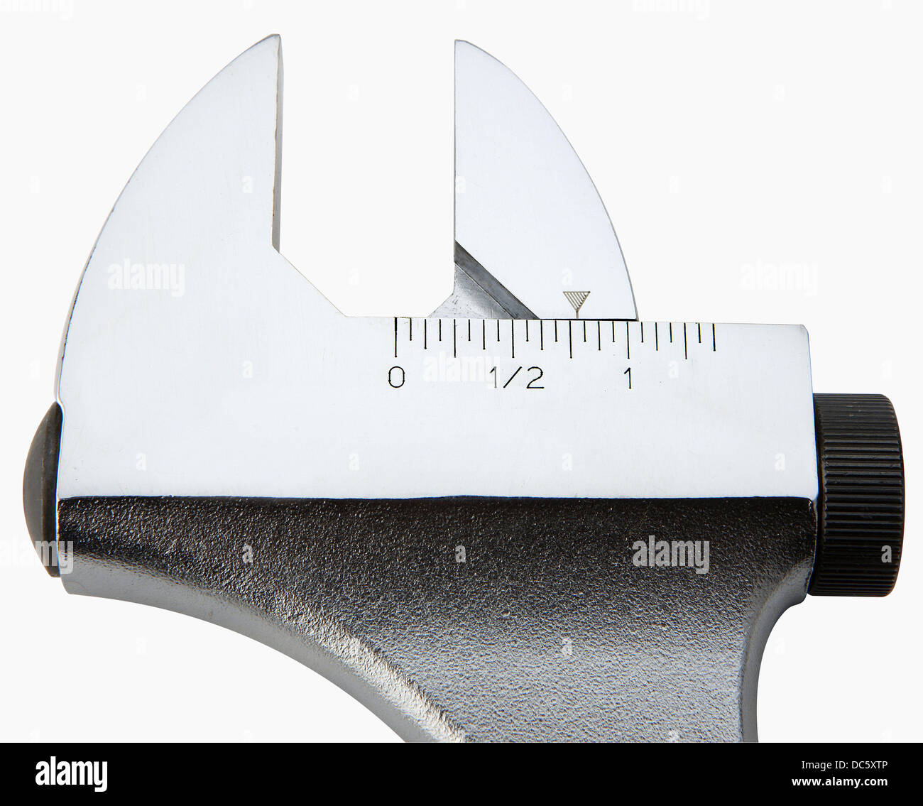 Adjustable wrench, metallurgy Stock Photo