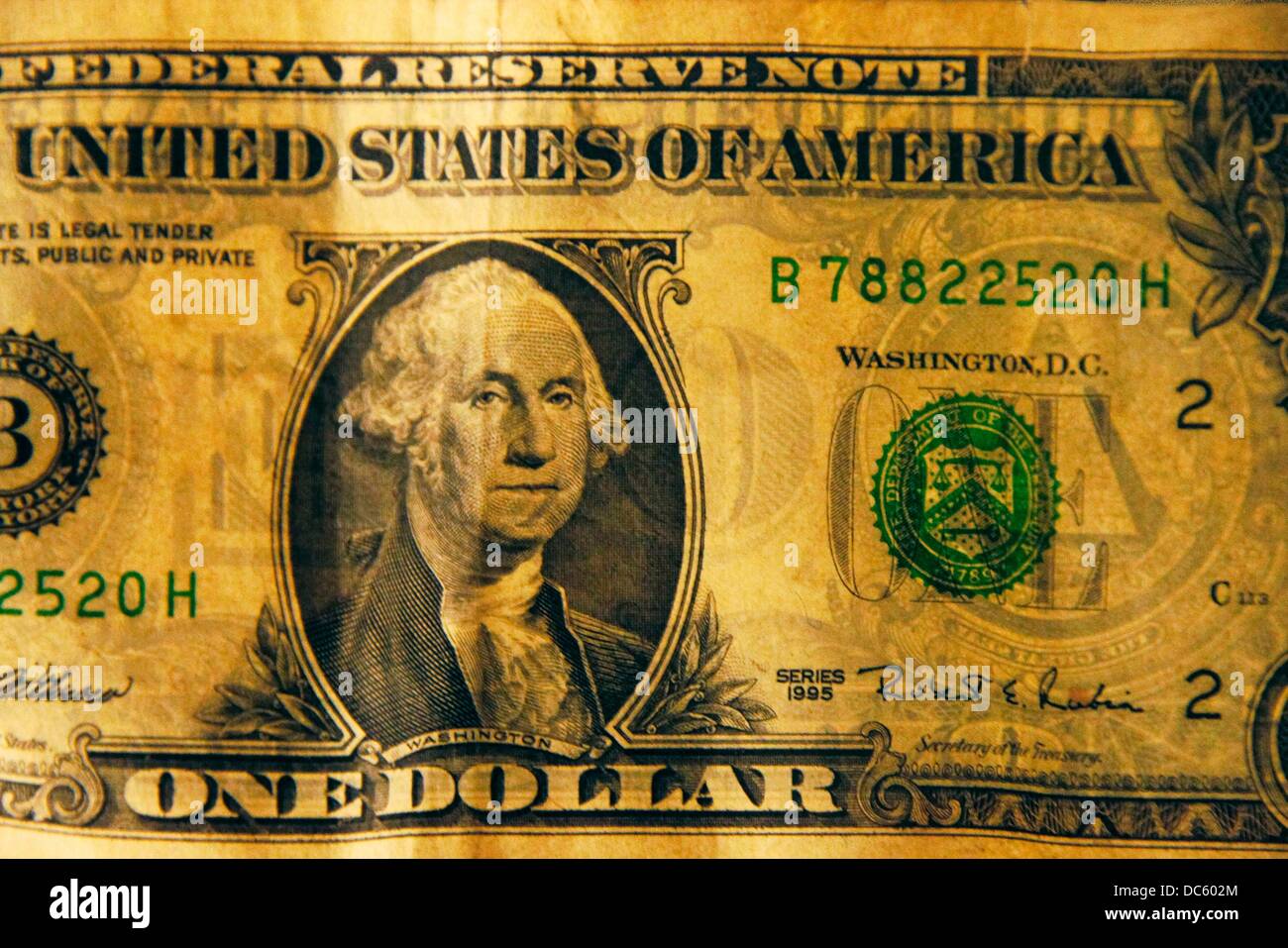 US one-dollar bill Stock Photo - Alamy