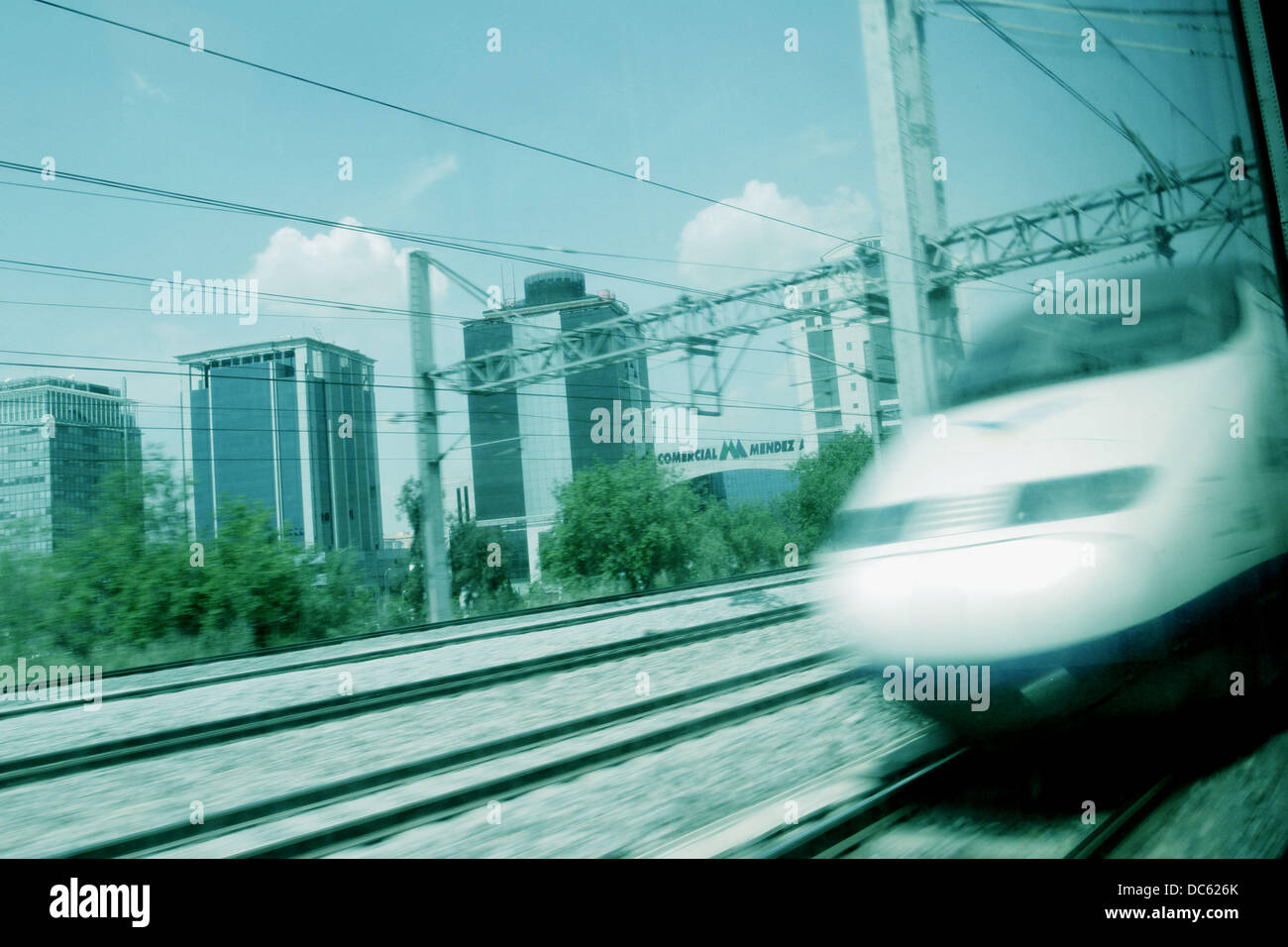 AVE (High speed train). Madrid. Spain Stock Photo Alamy