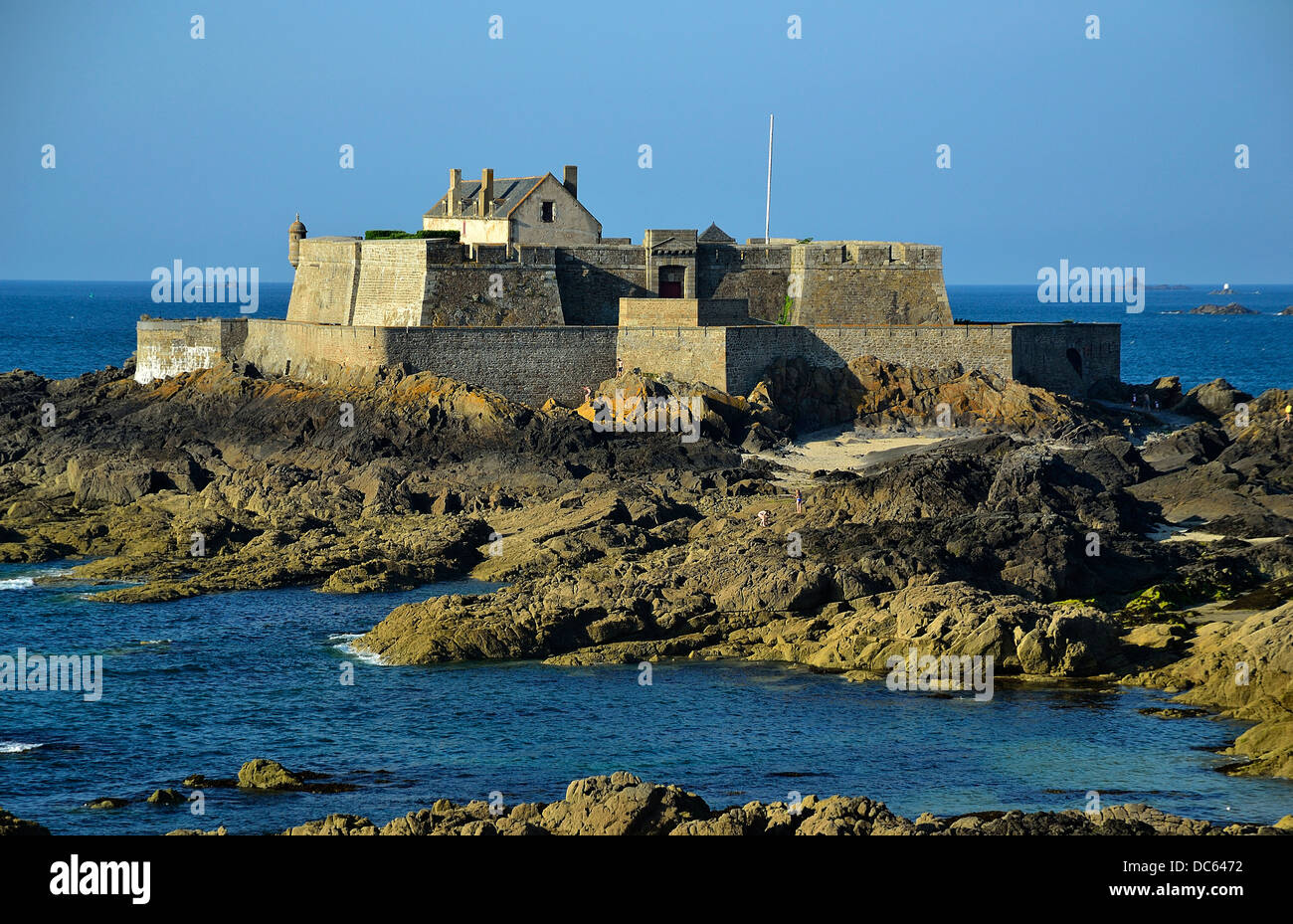 Coastal fortress of Fort National (XVII th, architect Vauban) at