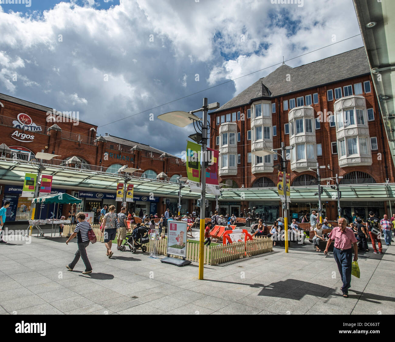 Ealing broadway shopping centre ealing hi res stock photography