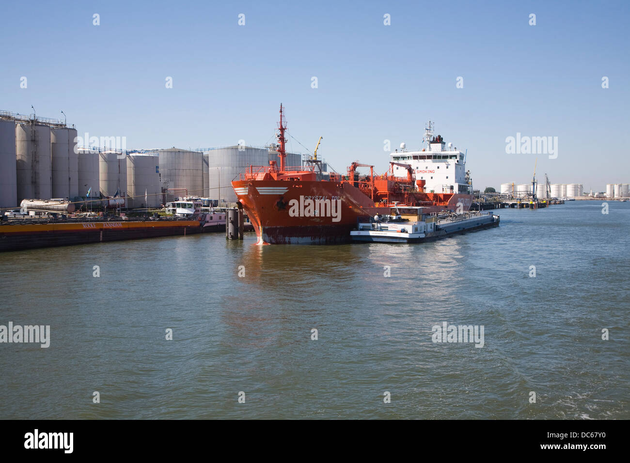 Crystal Topaz chemical bulk carrier ship Port of Rotterdam, Netherlands