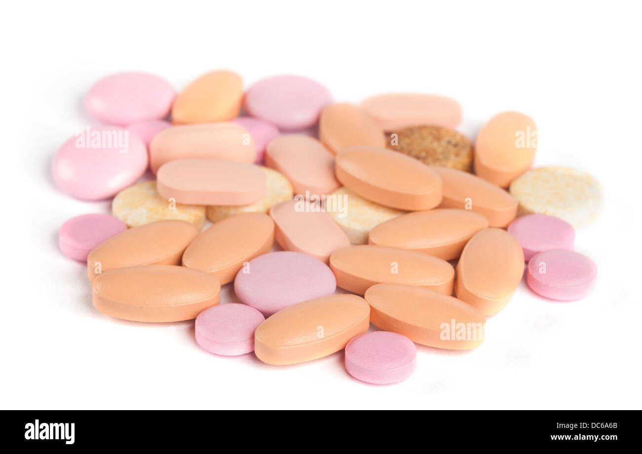 pills colorful Stock Photo