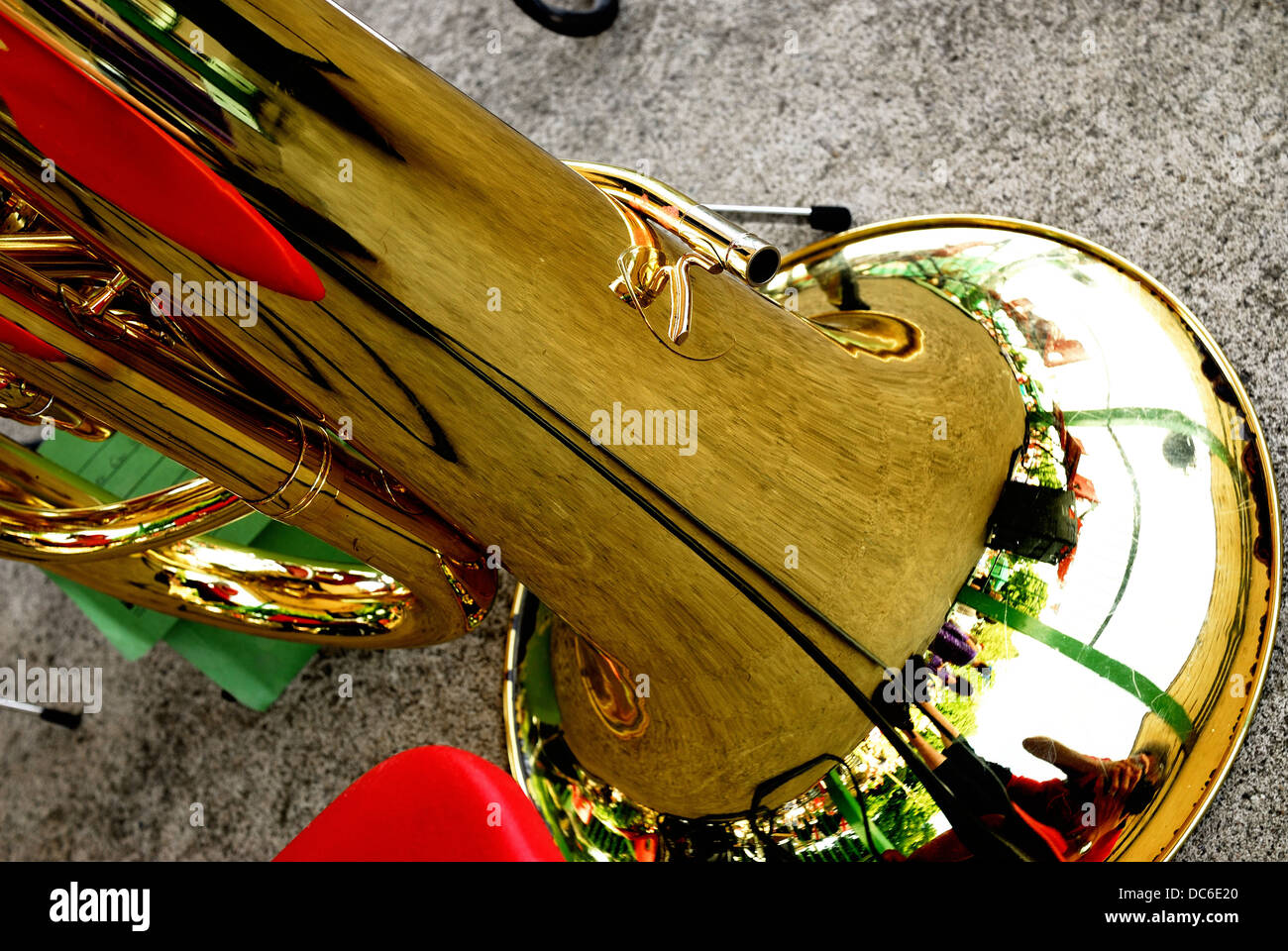 A brass instrument Stock Photo