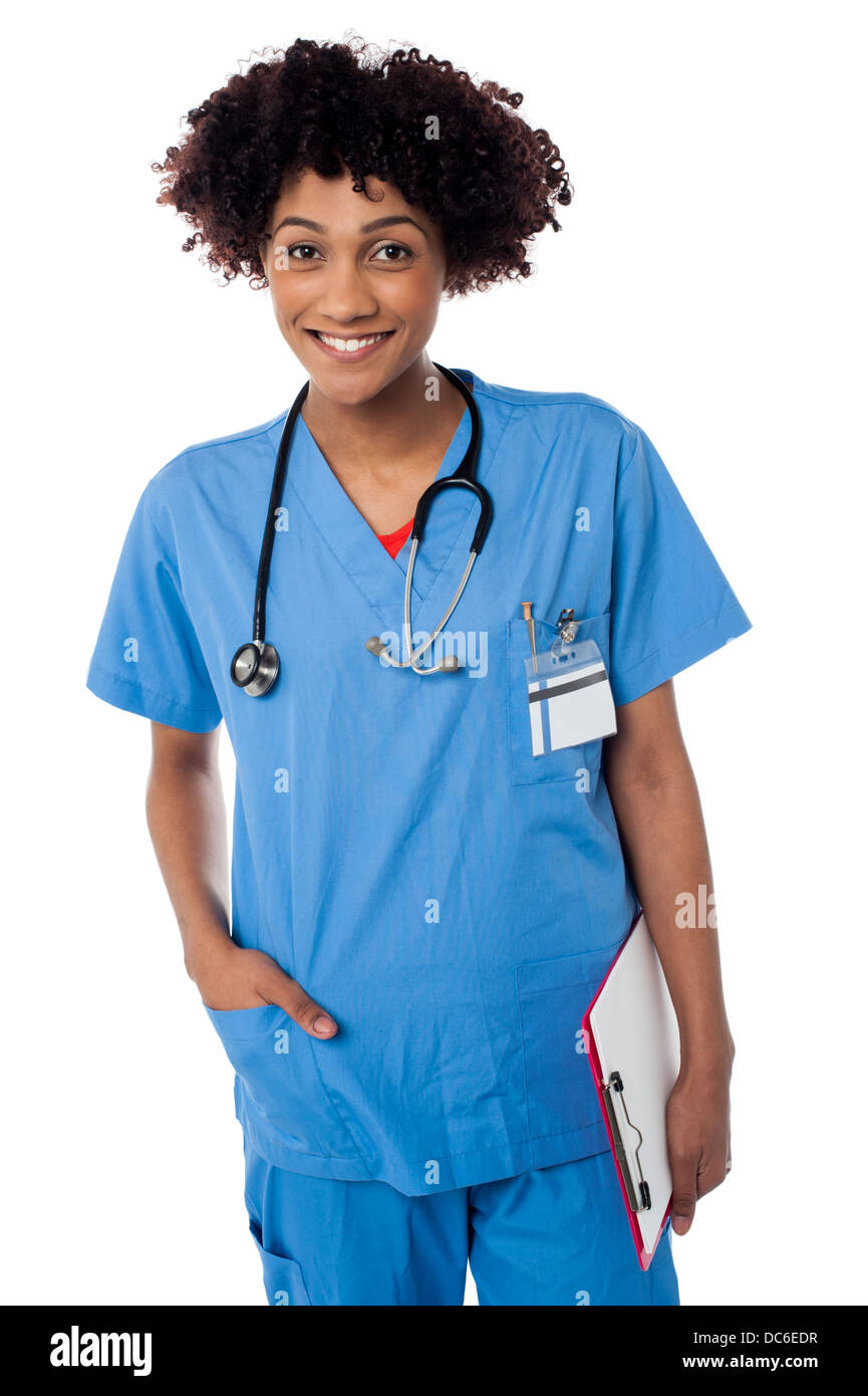 Woman doctor blank hi-res stock photography and images - Alamy