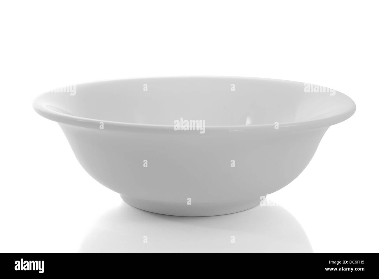 white pot isolated with clipping path Stock Photo