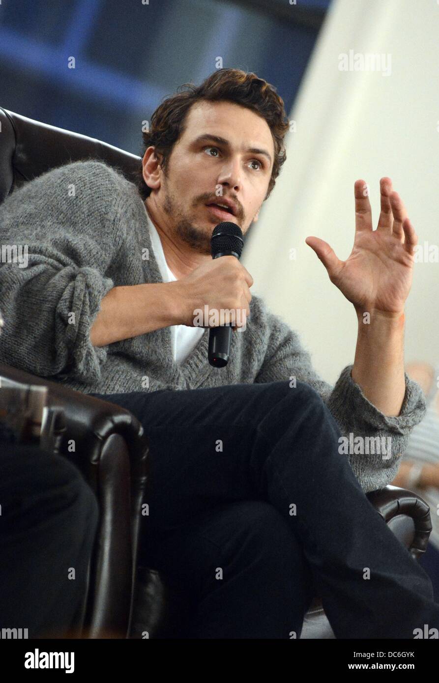 New York, NY. 9th Aug, 2013. James Franco at instore appearance for
