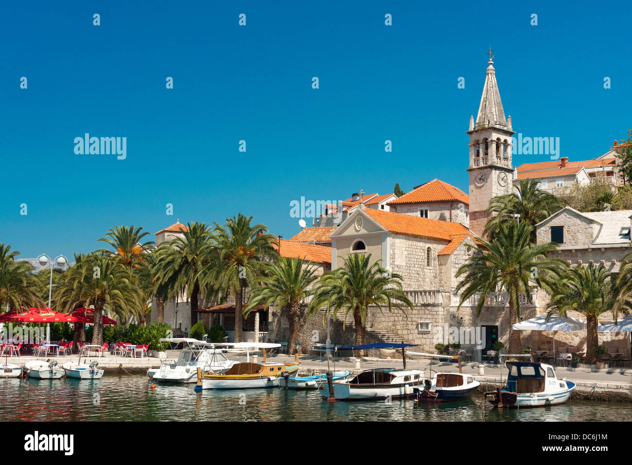 Splitska village on Brač island, Croatia Stock Photo - Alamy