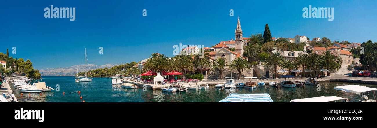 Splitska village on Brač island, Croatia Stock Photo - Alamy