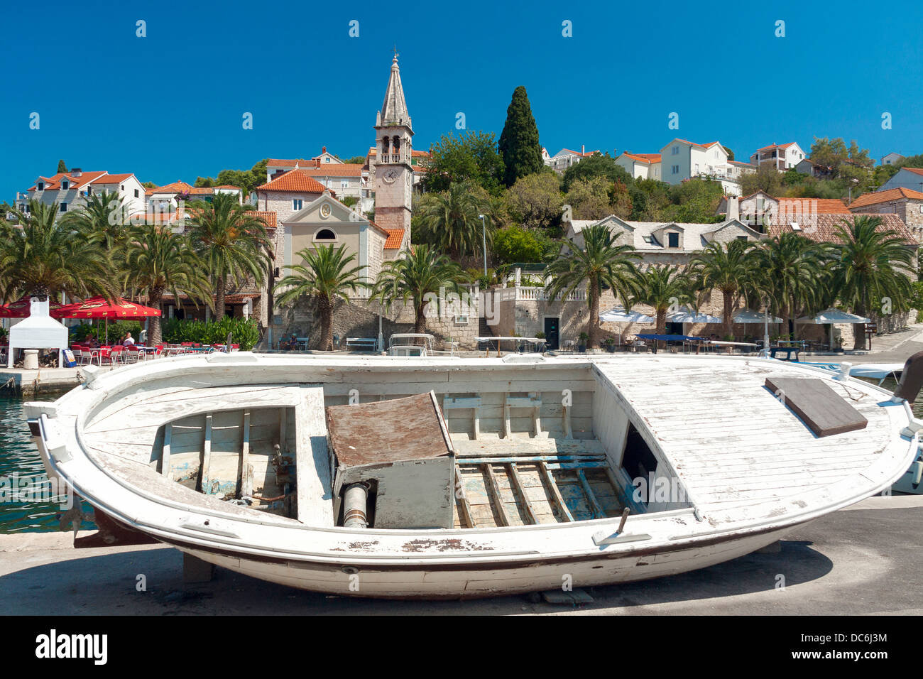 Splitska village on Brač island, Croatia Stock Photo - Alamy