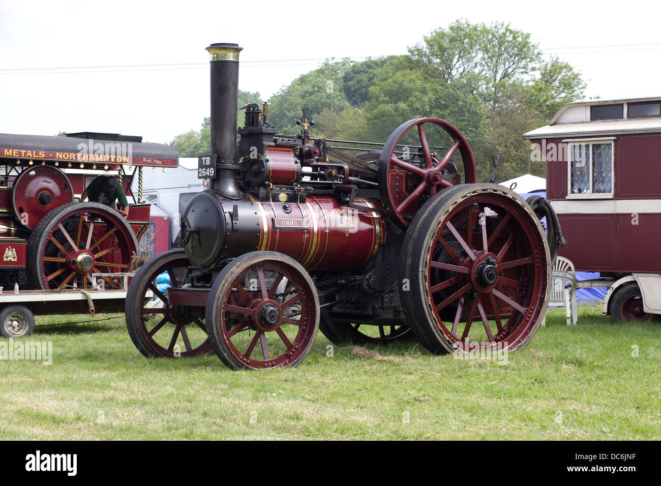 Traction Steam Engine Stock Photo Alamy
