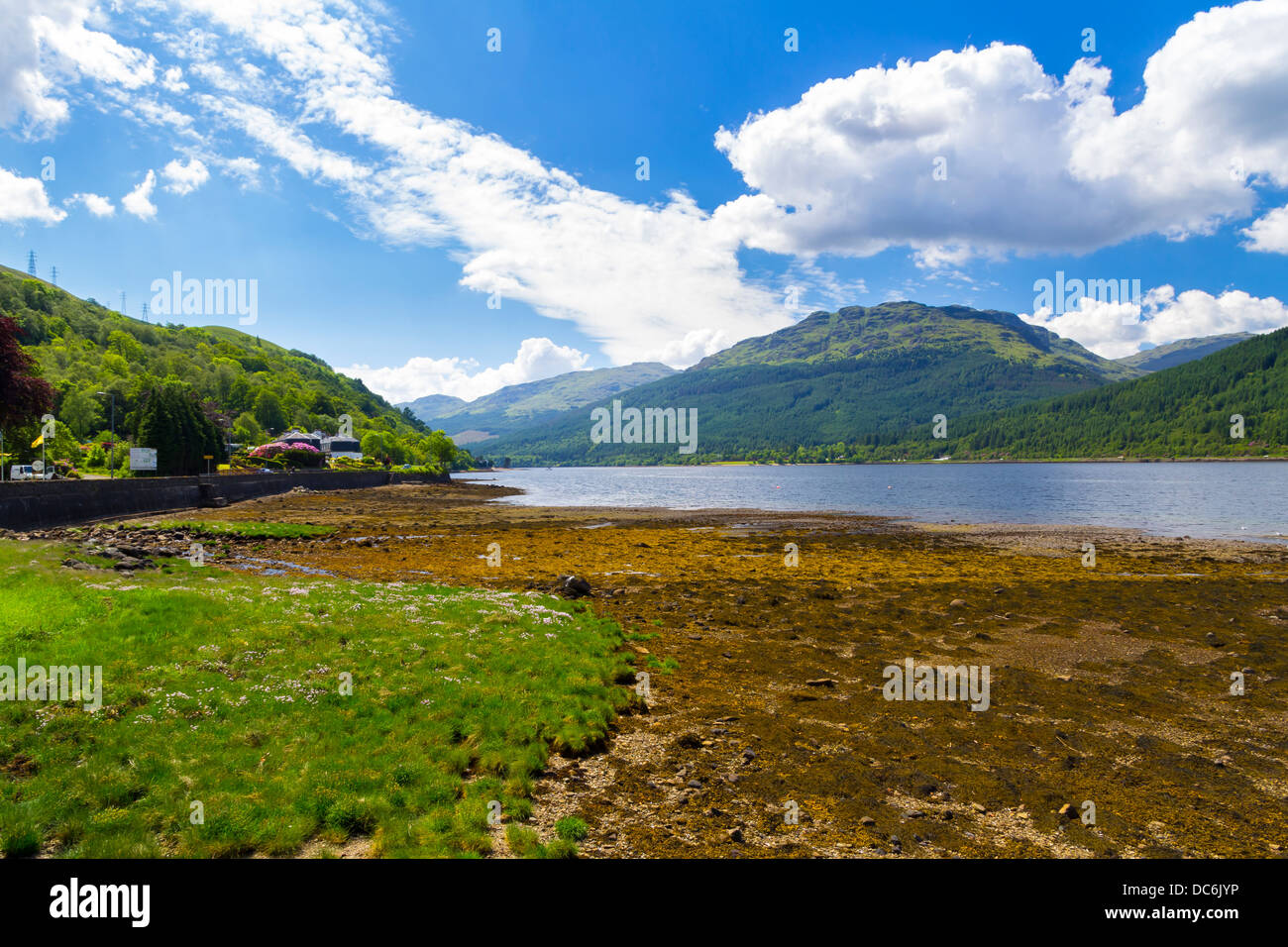 Stunning scenery at Loch Long Argyll and Bute Scotland Stock Photo - Alamy