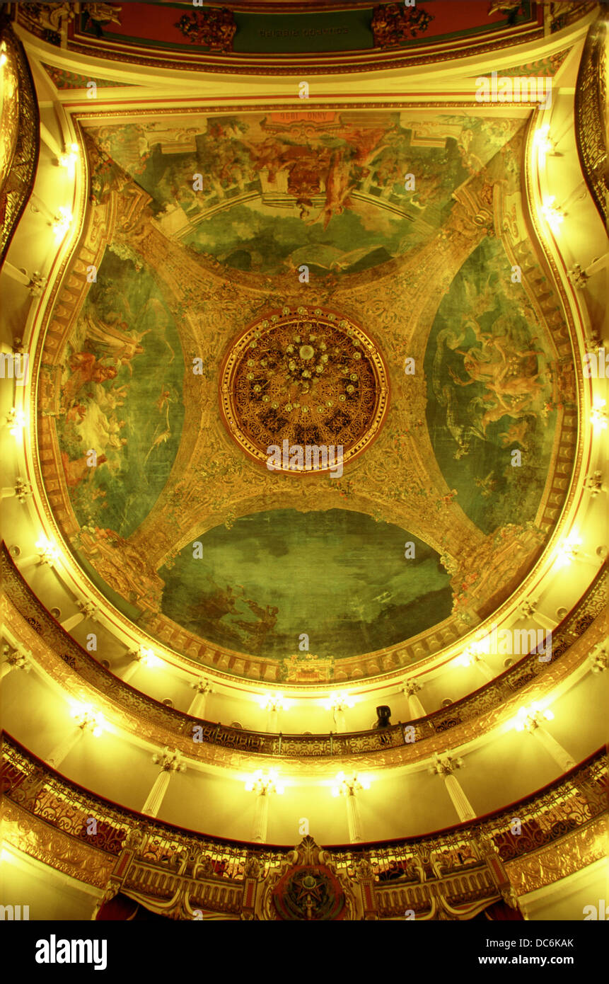 Interior of the Opera House, Manaus, Brazil Stock Photo - Alamy