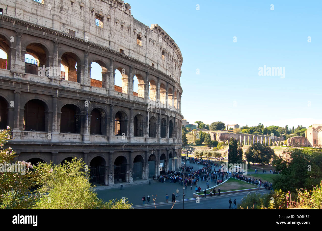 Roman Colosseum Stock Photo