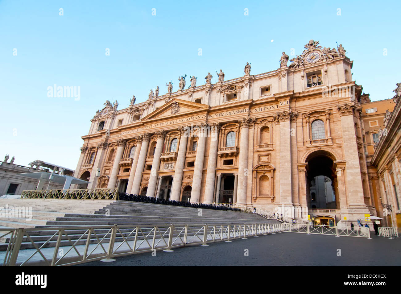 Basilica of Saint Peter in the Vatican Stock Photo