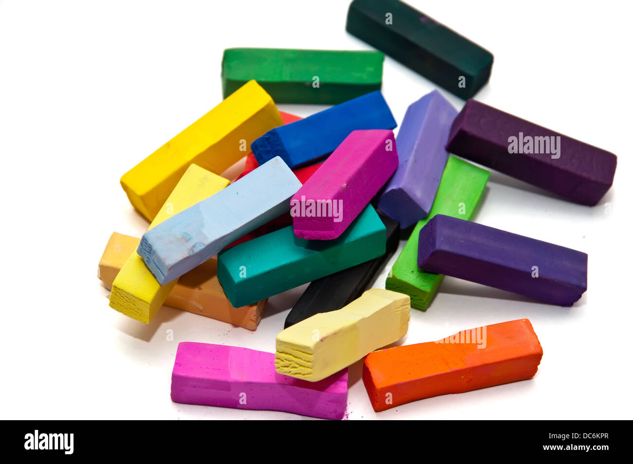 Crayons dry pastels hi-res stock photography and images - Alamy