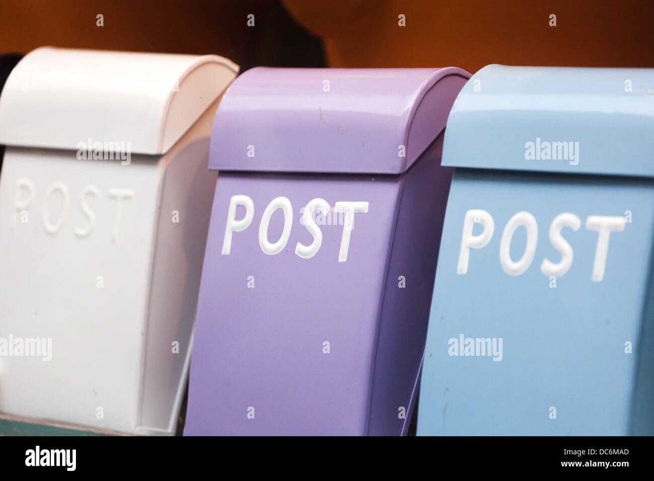 Home post boxes for sale. Copenhagen Denmark Stock Photo Alamy