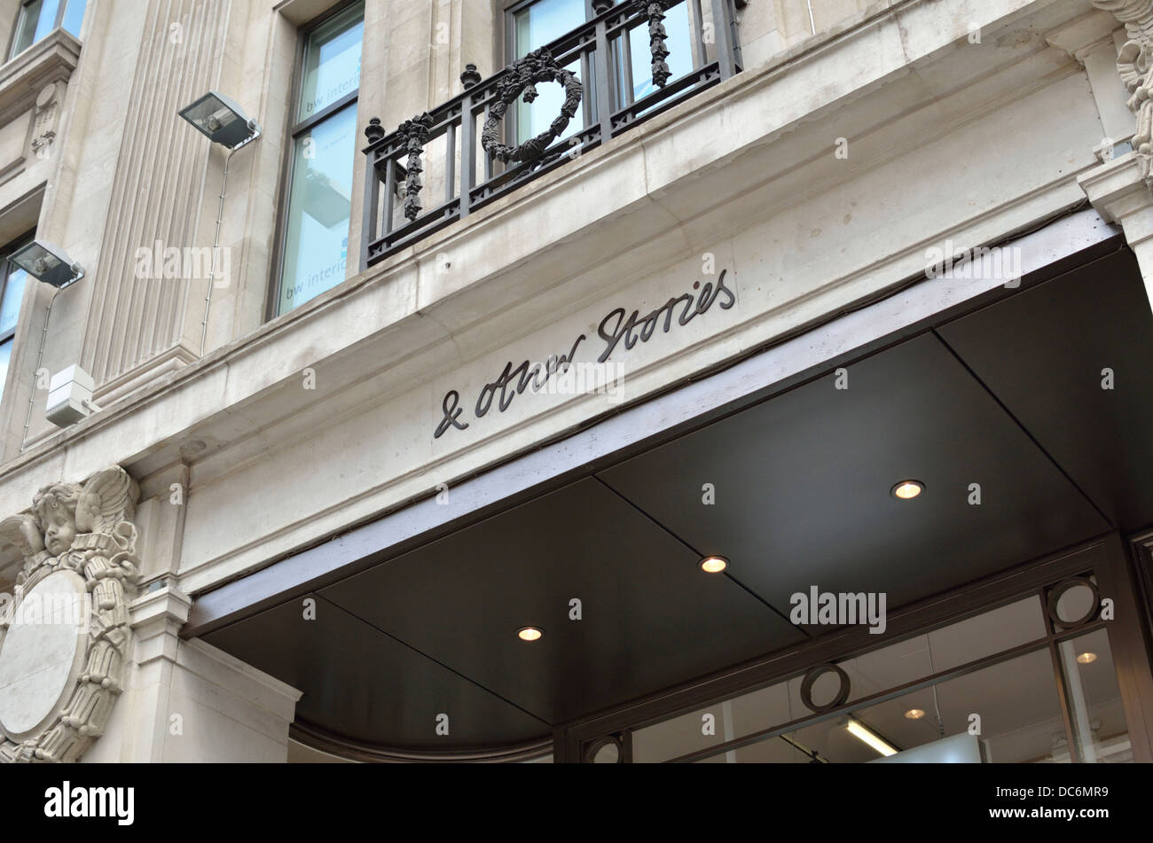 & Other Stories fashion store in Regent Street, London, UK. Stock Photo