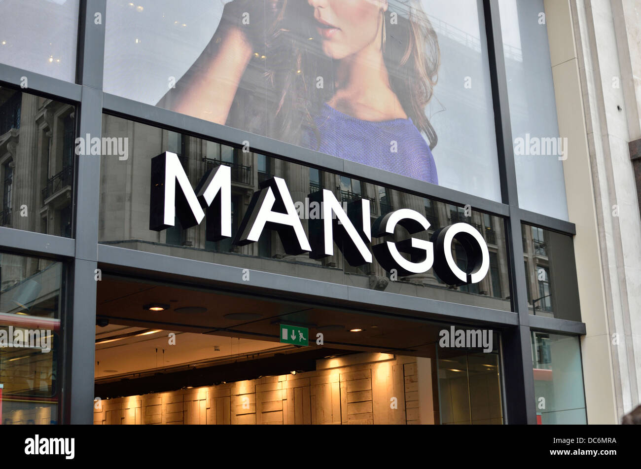 Mango fashion store in Oxford Street ...