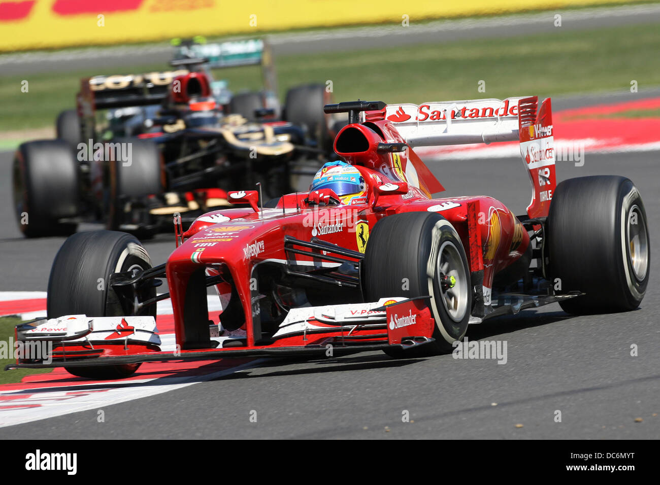 Fernando Alonso, Ferrari F1, 2013 F1 British GP, Silverstone Stock Photo -  Alamy