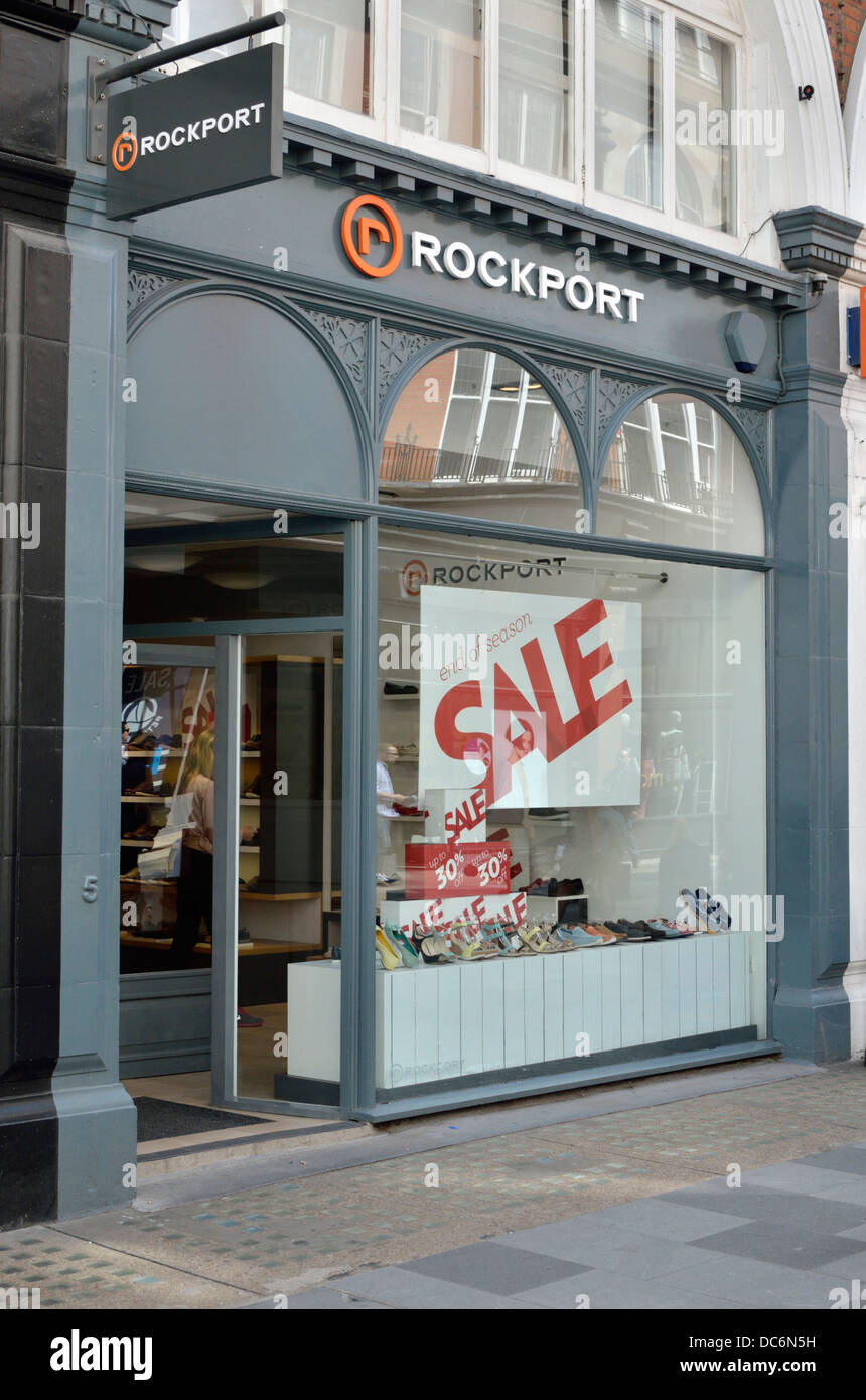 Rockport shoe shop in South Molton Street, Mayfair, London, UK Stock Photo  - Alamy