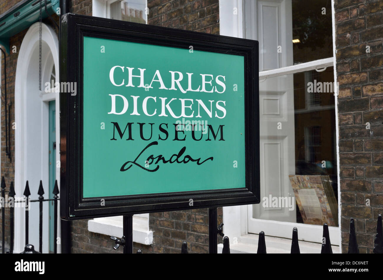 The Charles Dickens Museum in Doughty Street, London, UK Stock Photo