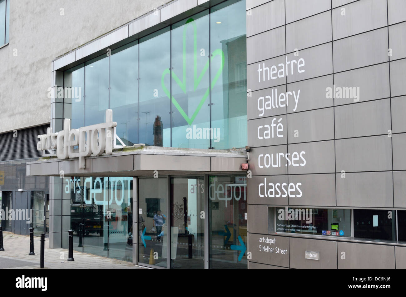 Artsdepot arts centre at Tally Ho, North Finchley, London, UK Stock