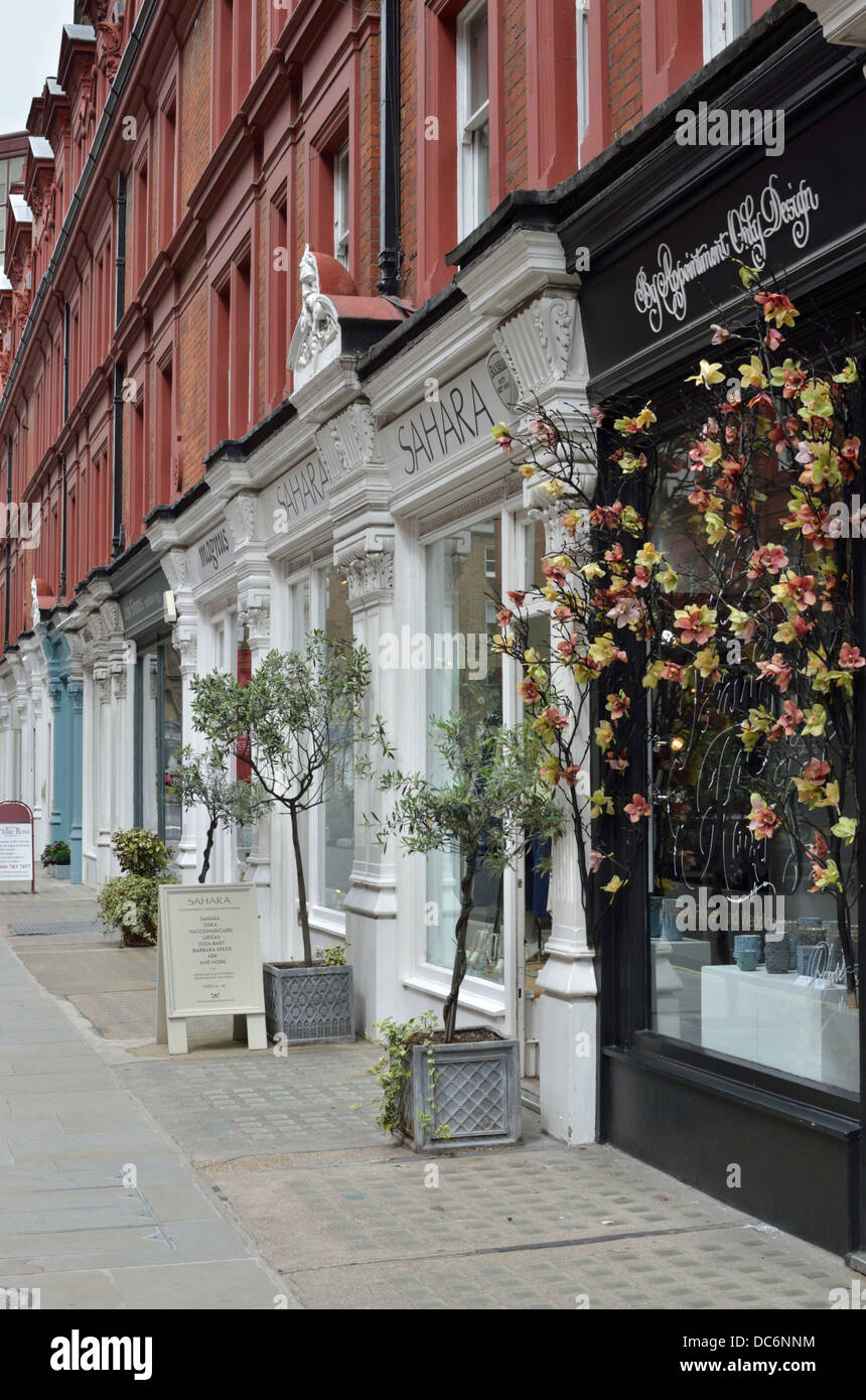 Shops in Chiltern Street W1, Marylebone, London, UK Stock Photo Alamy