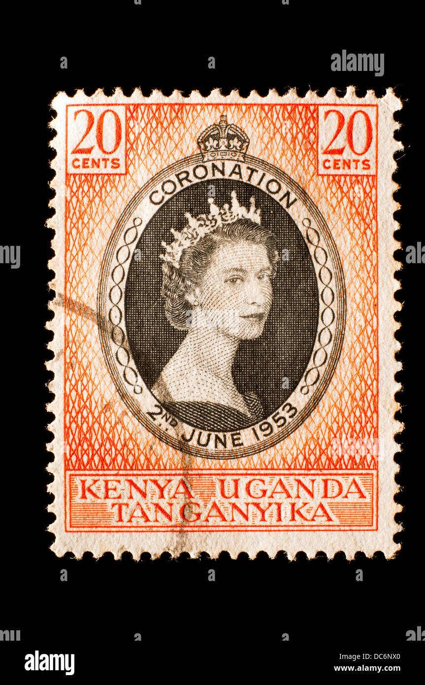 Kenya Uganda Tanganyika postage stamp Stock Photo Alamy