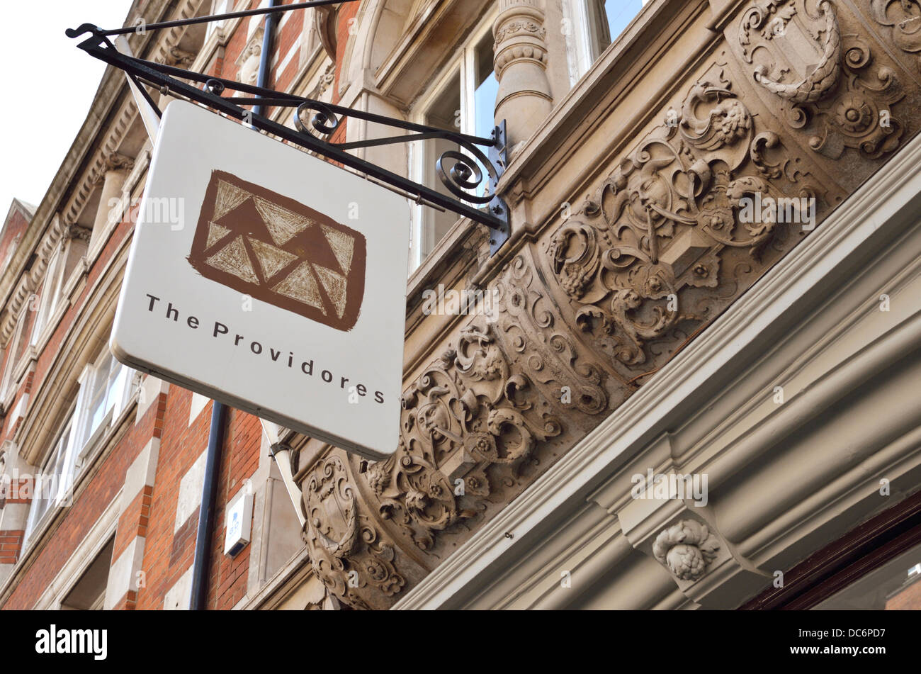 The Providores and Tapa Room restaurant in Marylebone High Street, Marylebone, London, UK Stock Photo