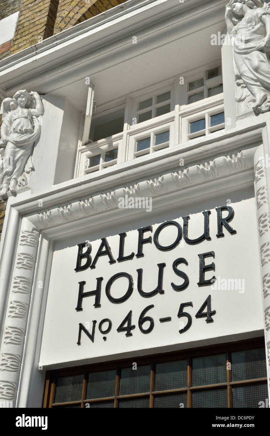Balfour House in Great Titchfield Street, London, UK Stock Photo Alamy