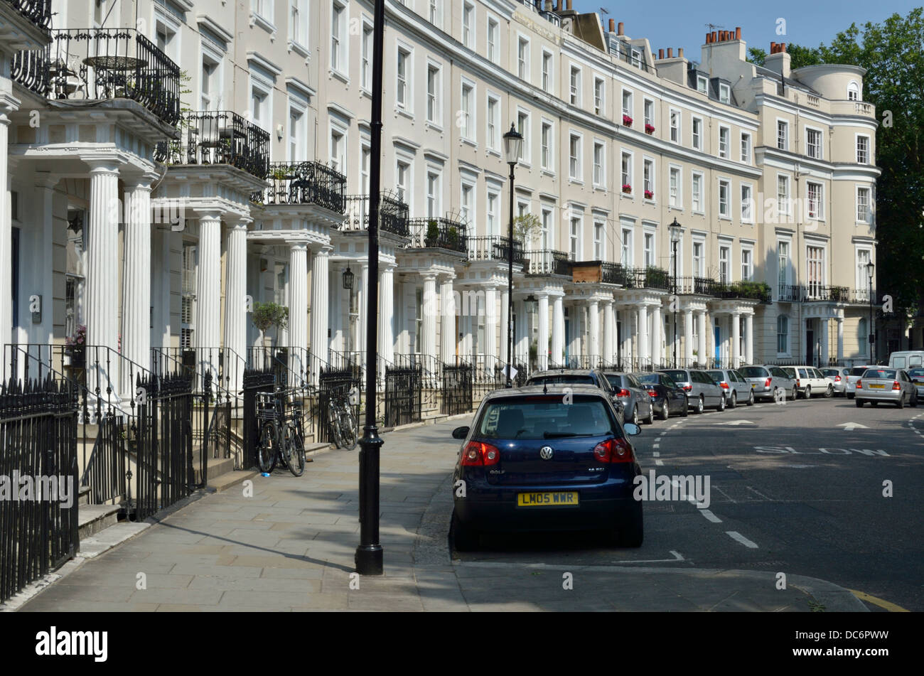 Royal Crescent W11, Holland Park, London, UK Stock Photo Alamy