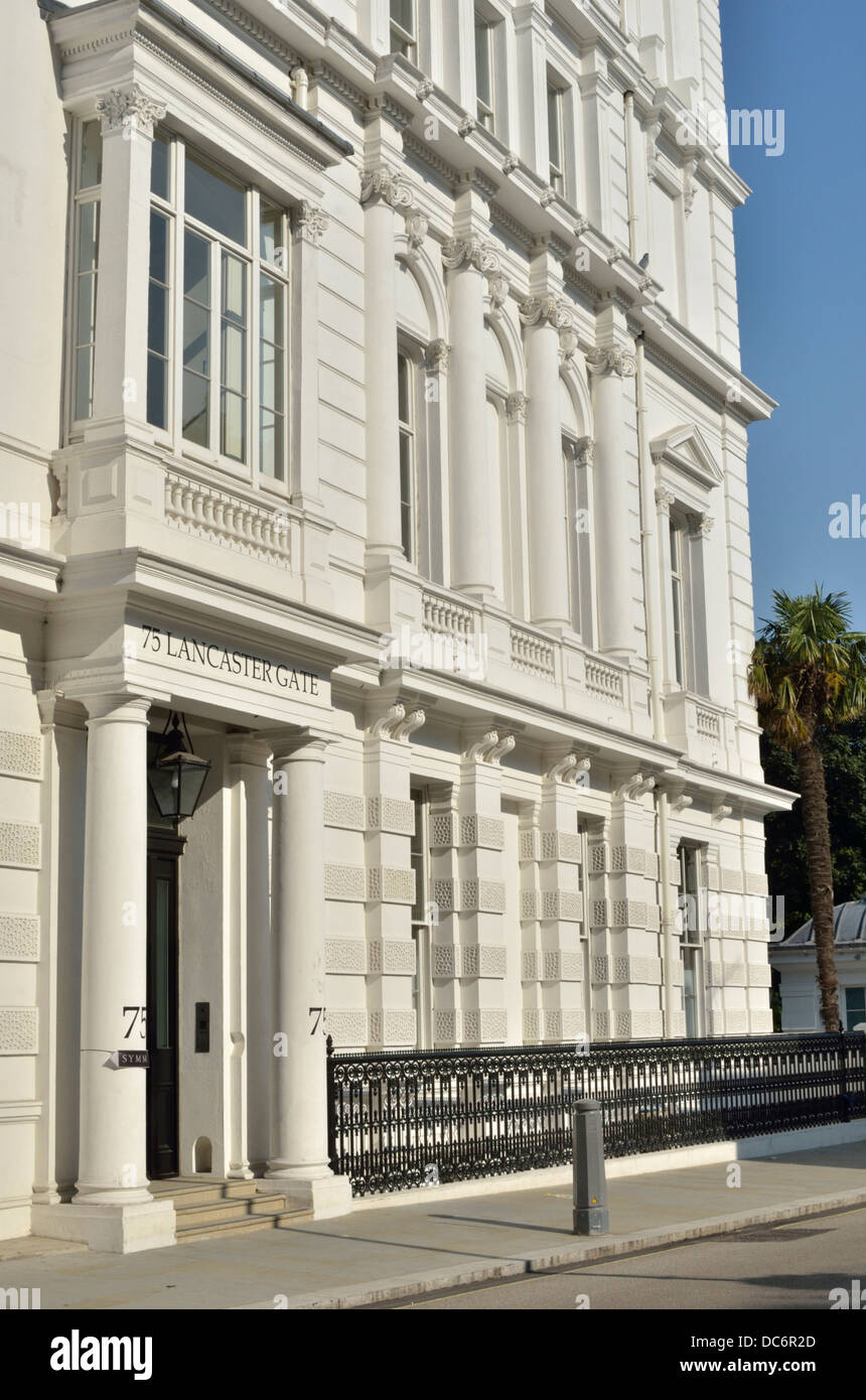 75 Lancaster Gate, Bayswater, London, UK Stock Photo Alamy