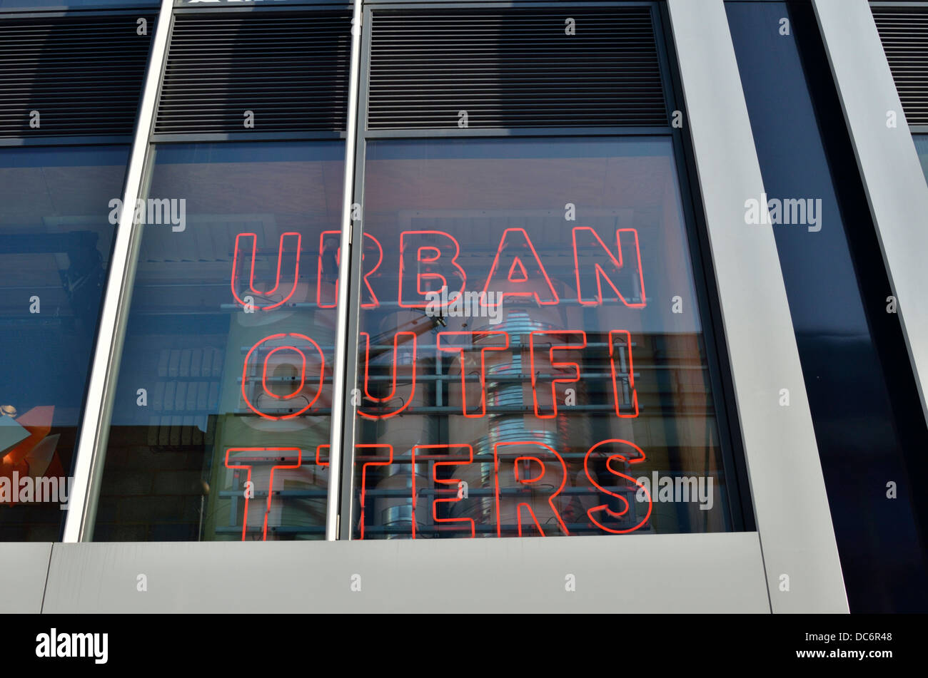 Urban Outfitters fashion retailer in Oxford Street, London, UK Stock ...