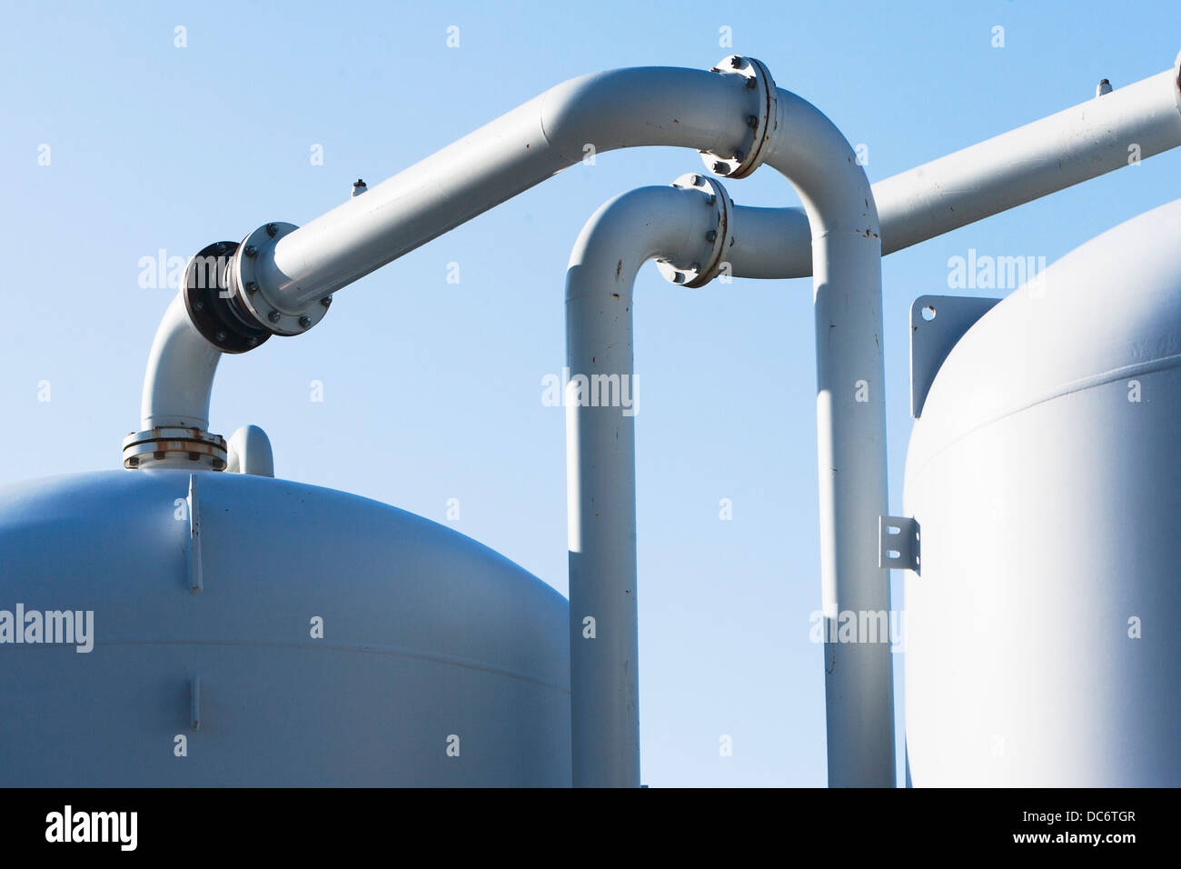 Water pipes in city Stock Photo Alamy
