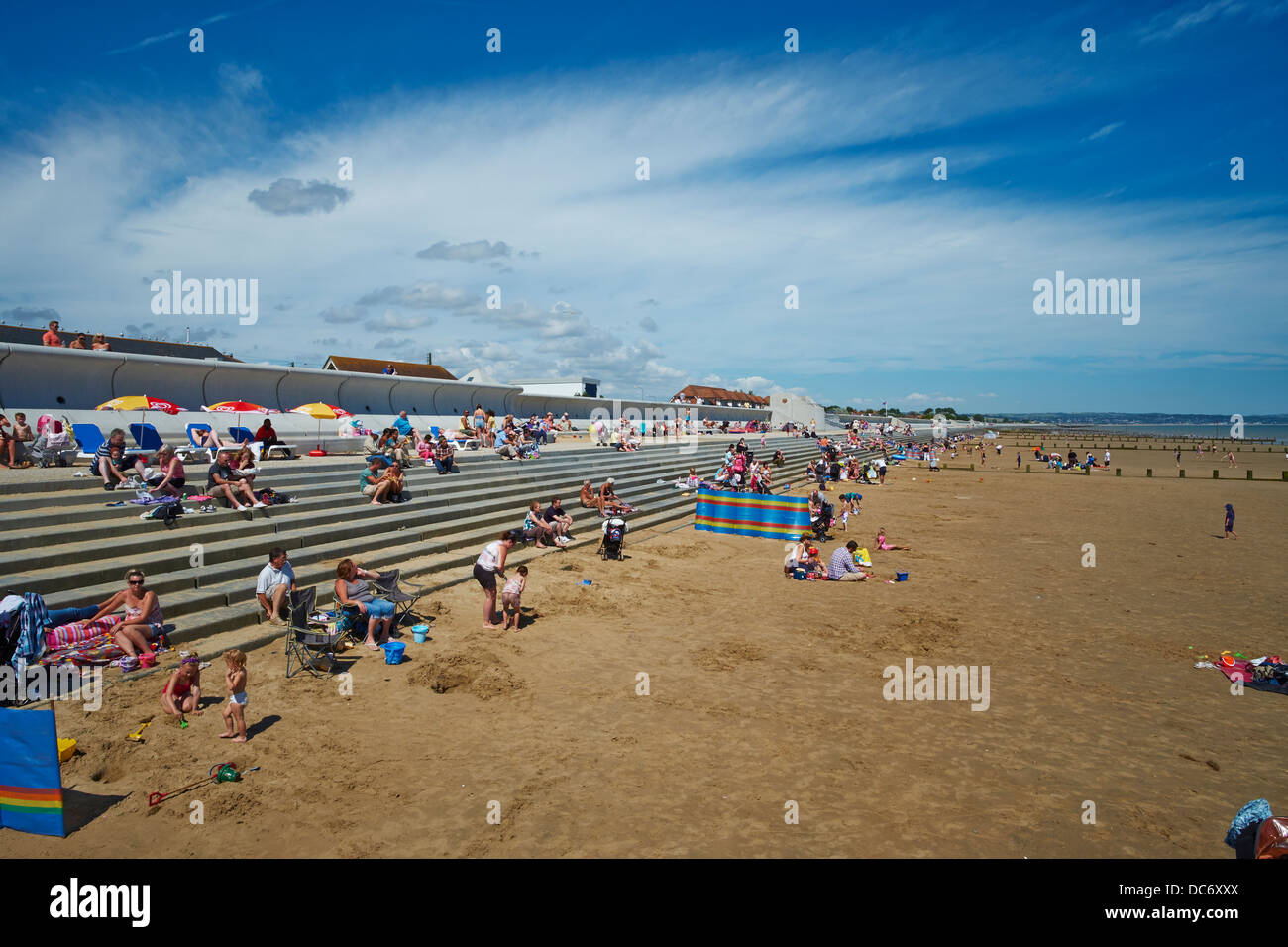 Dymchurch Beach Front, Dymchurch Kent UK Stock Photo Alamy
