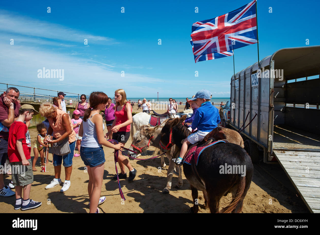 Beach donkey rides hi-res stock photography and images - Alamy