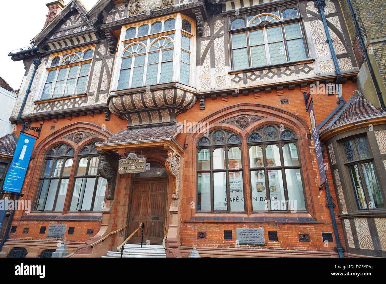 Royal Museum & Art Gallery High Street Canterbury Kent UK Stock Photo
