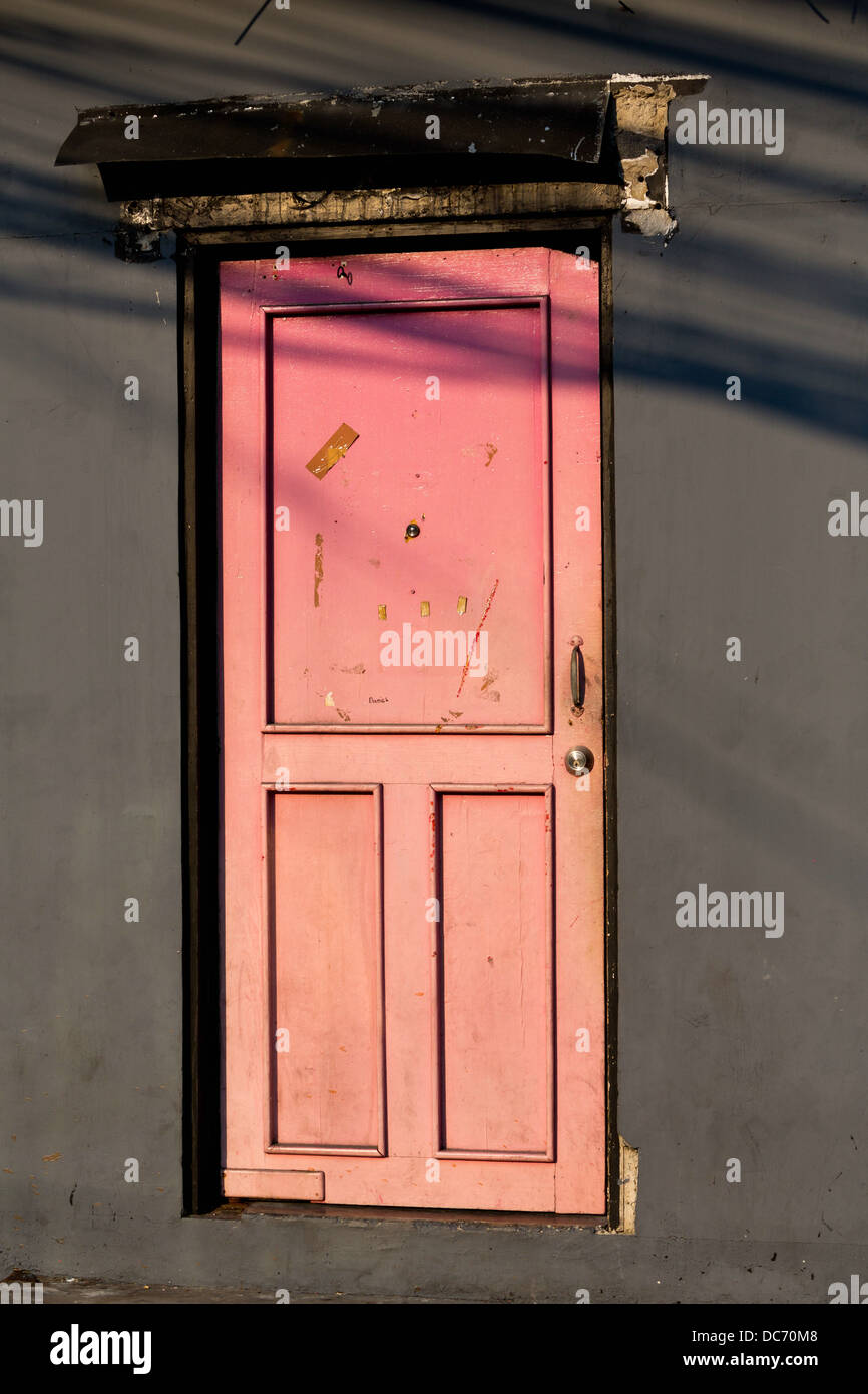 Red Wooden Door In Manila Philippines Stock Photo 59161208