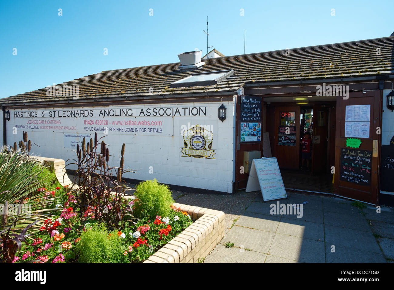 Hastings & St Leonards Angling Association Club House Marine Parade Hastings Sussex UK Stock Photo