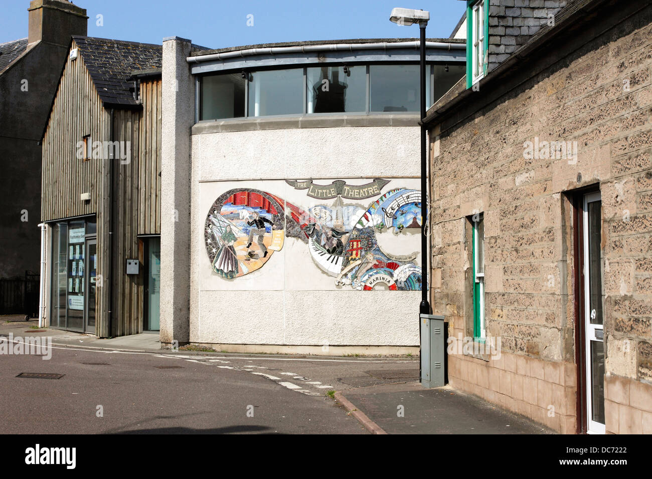 The Little Theatre in Nairn in the Highlands of Scotland. Stock Photo