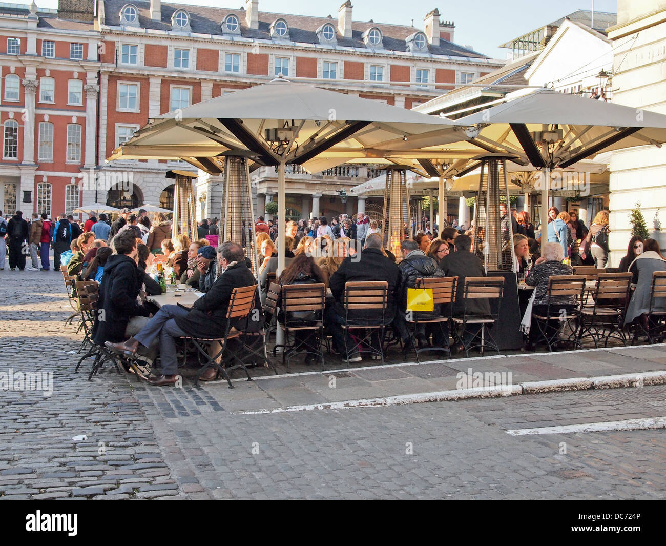 People Socializing Outside Bar At Covent Garden London United Kingdom England Stock Photo Alamy