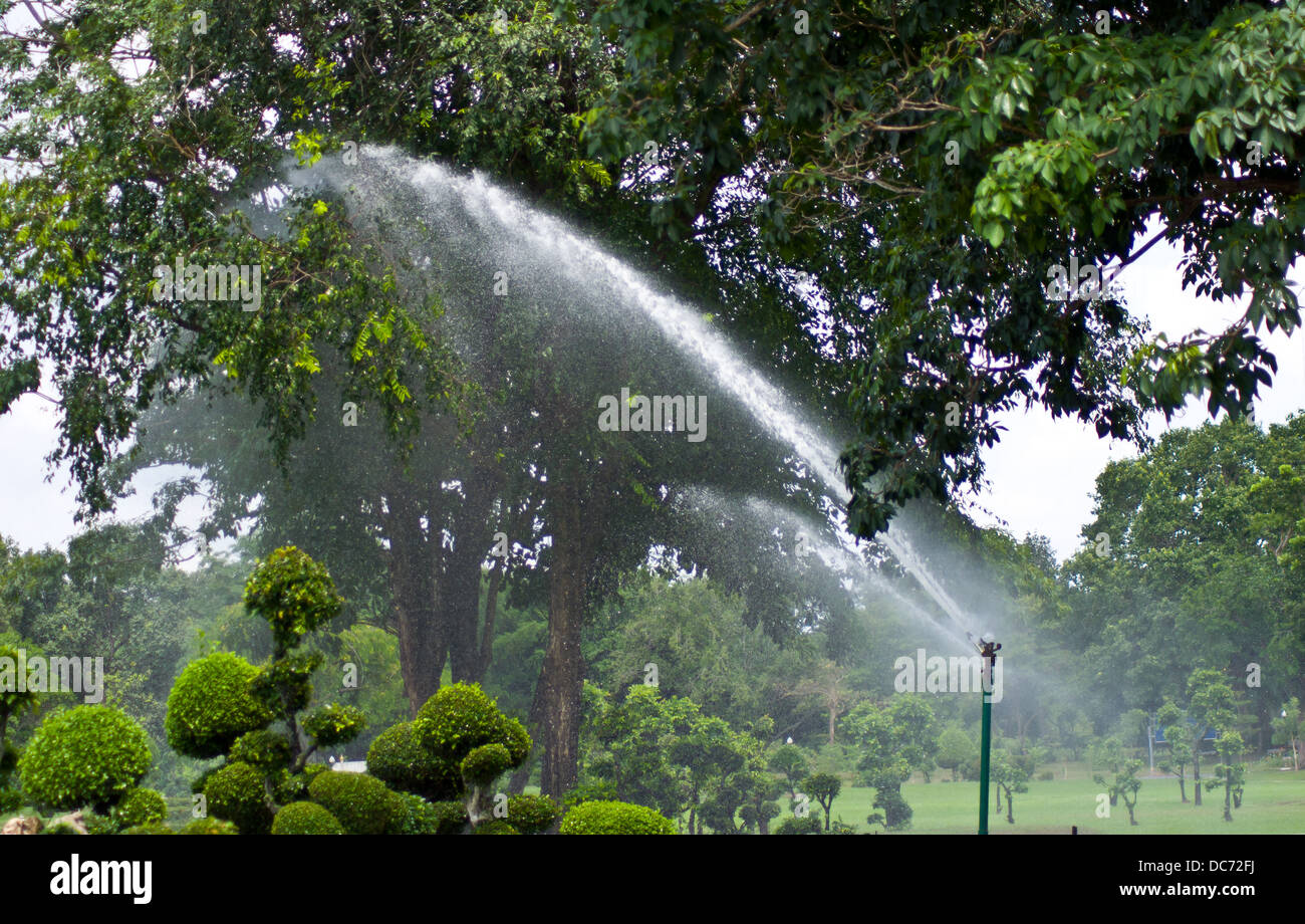 maintenance garden from machine Stock Photo Alamy